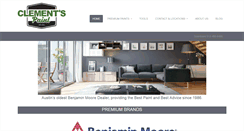 Desktop Screenshot of clementspaint.com
